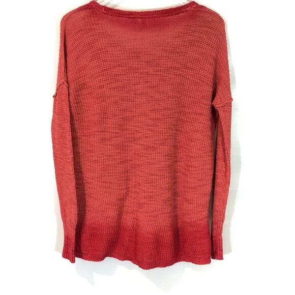 MOTH ANTHROPOLOGIE OMBRÉ WAFFLE KNIT TOP SIZE XS - Picture 5 of 7